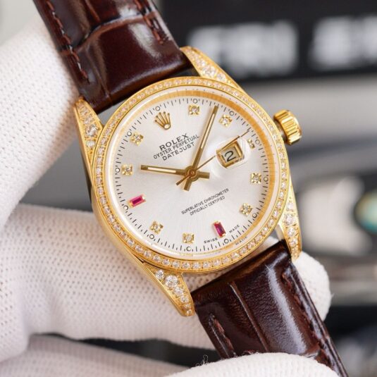 ROLEX DATEJUST YELLOW GOLD DIAMOND