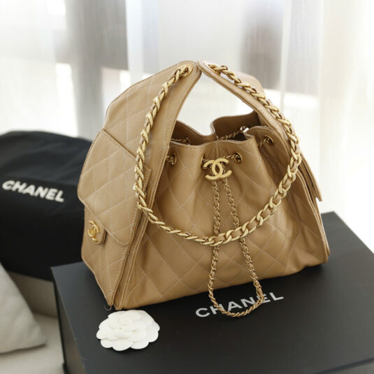 CHANEL HOBO 25C - BEIGE
